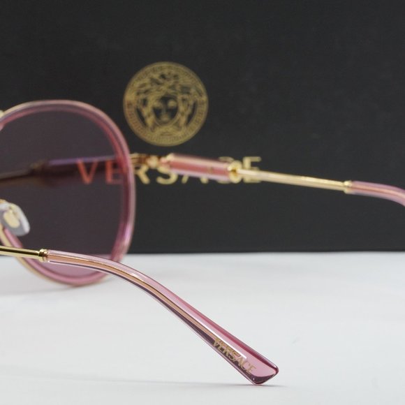 Versace Pink and Gold Sunglasses main image 8